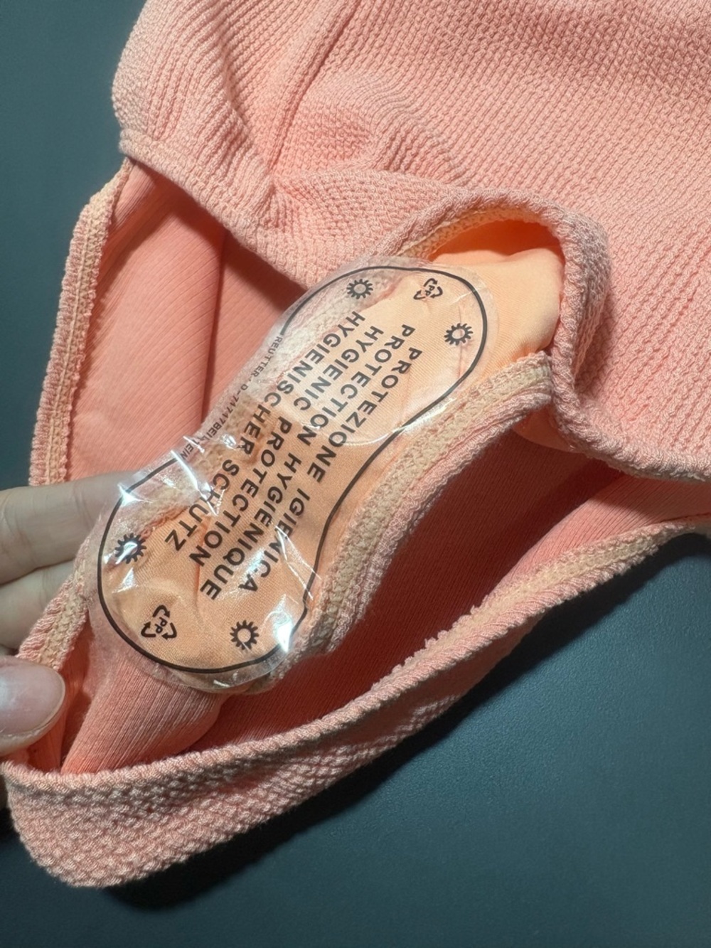 MAGNOLIA PLACE Peach Twist Front One-Piece Swimsuit - Picture 6 of 9